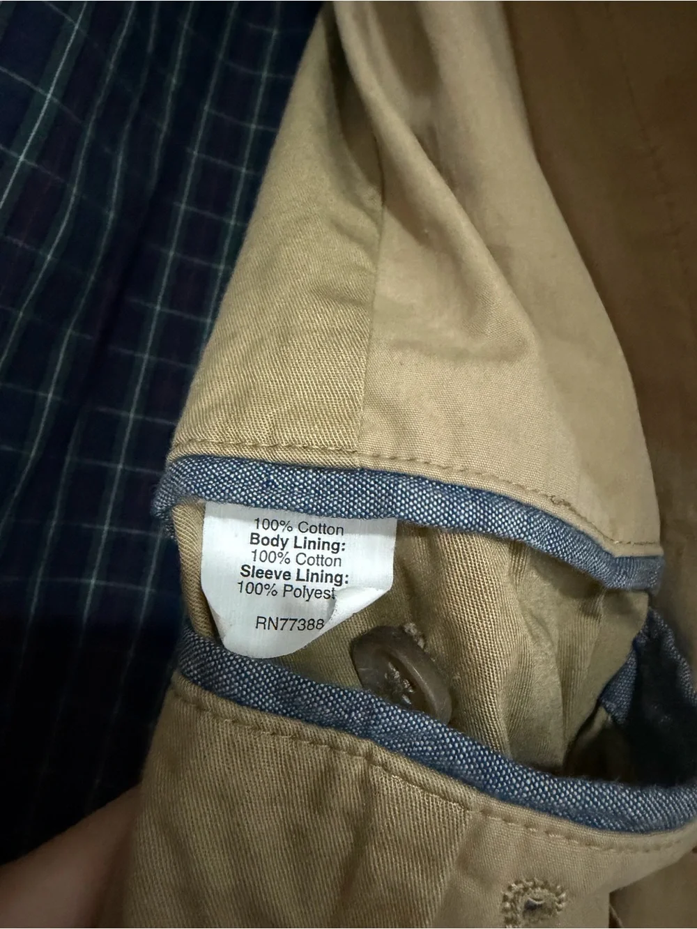 J. Crew Beige Classic Trench Coat